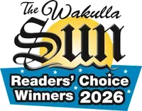 The Wakulla Sun Readers' Choice Winners 2026 badge
